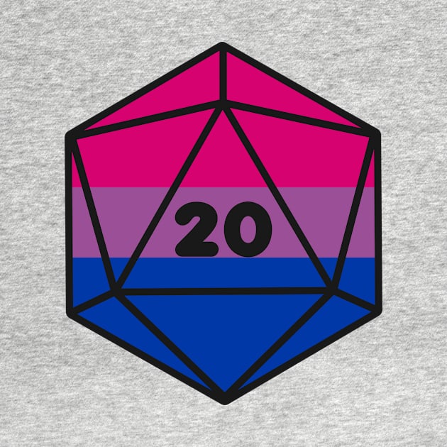 D20 - Bisexual Pride Dice by pscof42